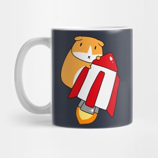 Rocket Guinea Pig Mug